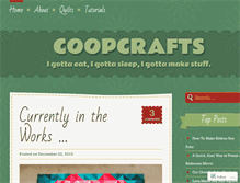 Tablet Screenshot of coopcrafts.com